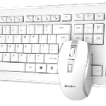 COMBO MEETION C4120 2.4GHZ WIRELESS TECLADO Y MOUSE BLANCO