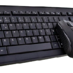COMBO MEETION C4120 2.4GHZ WIRELESS TECLADO Y MOUSE NEGRO