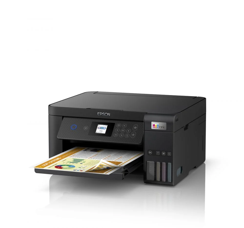 0106009 IMPRESORA EPSON MULTIFUNCION L4260 INALAMBRICA SISTEMA DE TINTA CONTINUO/IMPRIME 7500PN O 6000PC/COPIA 33 ppmN 15 ppmC/ESCANEA 1200 x 2400 dpi/WIFI/DUPLEX/FOTOS DE 10X15/LCD/TINTA 504/GARANTIA DE 1 AÑO - Imagen 2