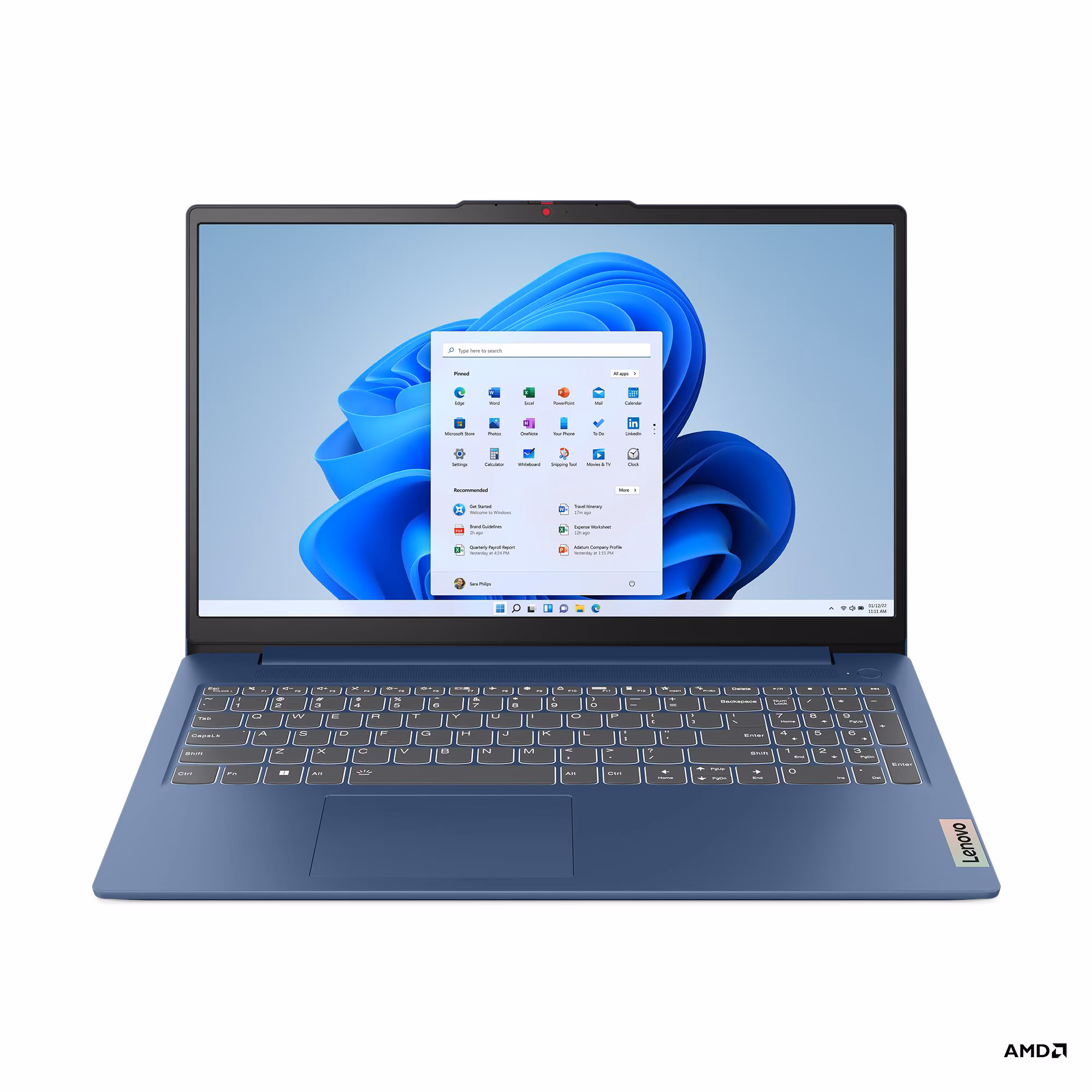 0140221	LAPTOP LENOVO IDEAPAD SLIM 3 15AMN8/AMD RYZEN 5-7520U/TÁCTIL/16GB /SSD 512GB/GARANTIA 1 AÑO